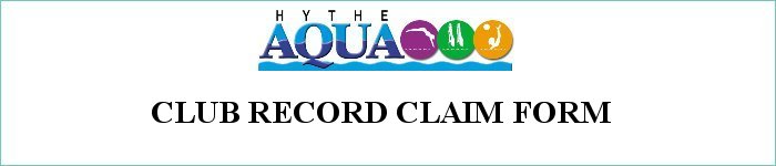 Club Record Claim Form